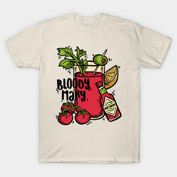 Bloody Mary Cocktail Classic Unisex T Shirt - Picture 1 of 4